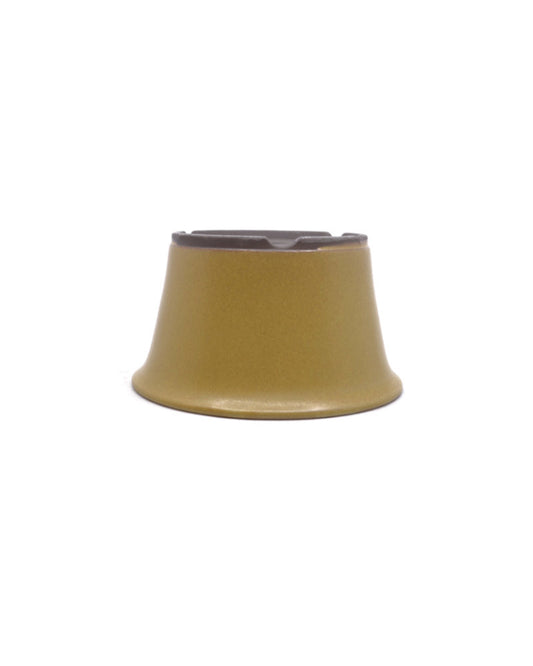 Pot à bonsaï semi-cascade rond ocre 16 cm