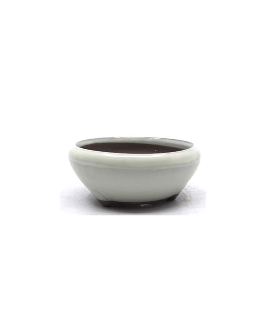 Bonsai pot wit rond 13cm