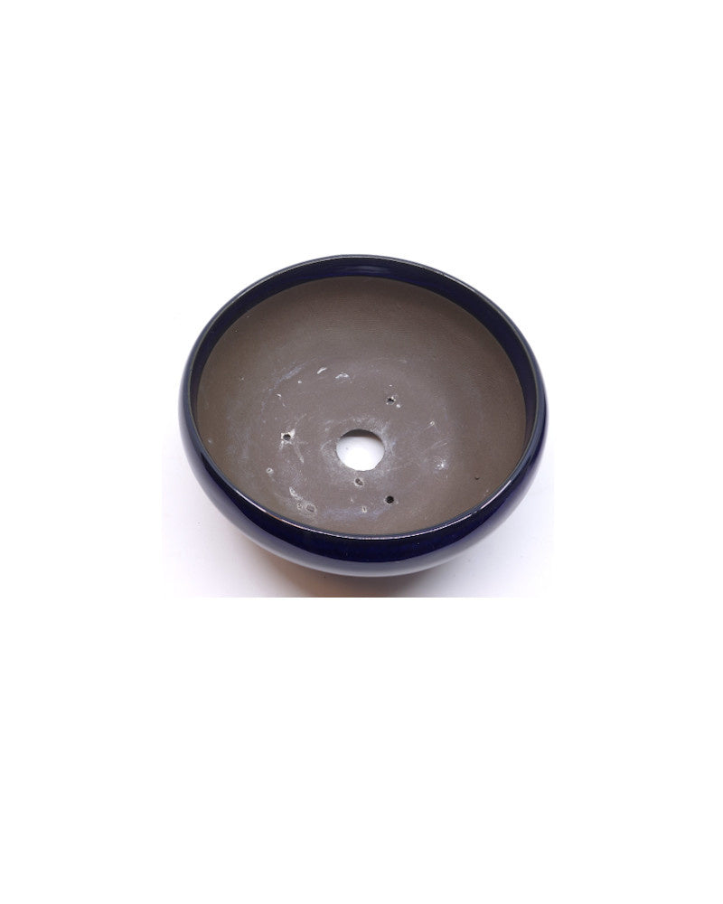 Bonsai pot blauw rond 16cm