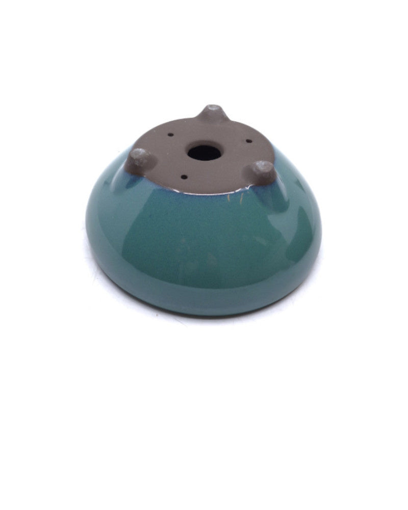 Pot à bonsaï rond vert 19 cm