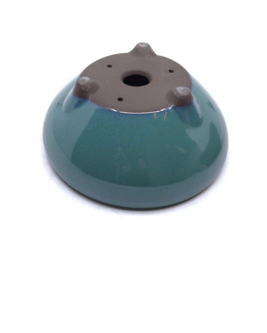 Pot à bonsaï rond vert 24 cm