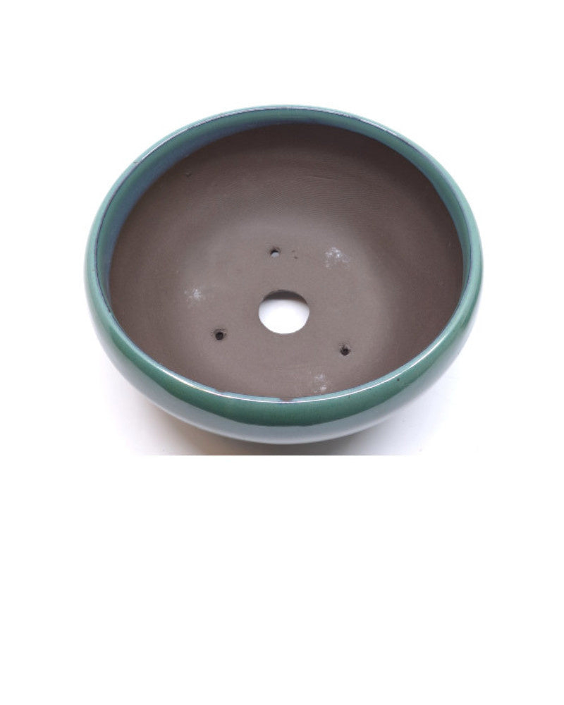 Pot à bonsaï rond vert 24 cm