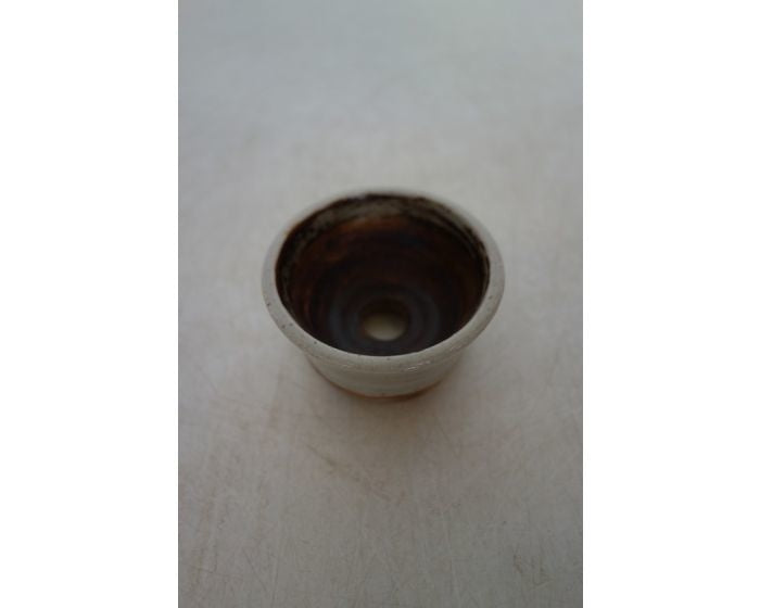 Mame bonsai pot 'Rene Lecocq' rond creme 5cm