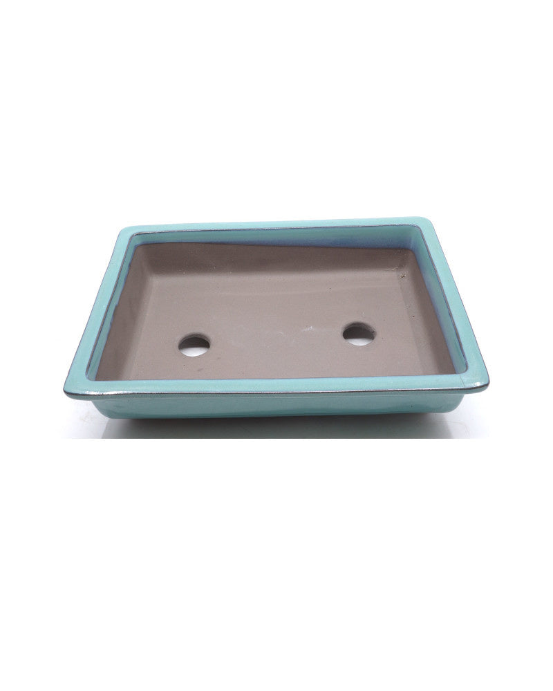 Bonsai pot groen rechthoekig 25cm