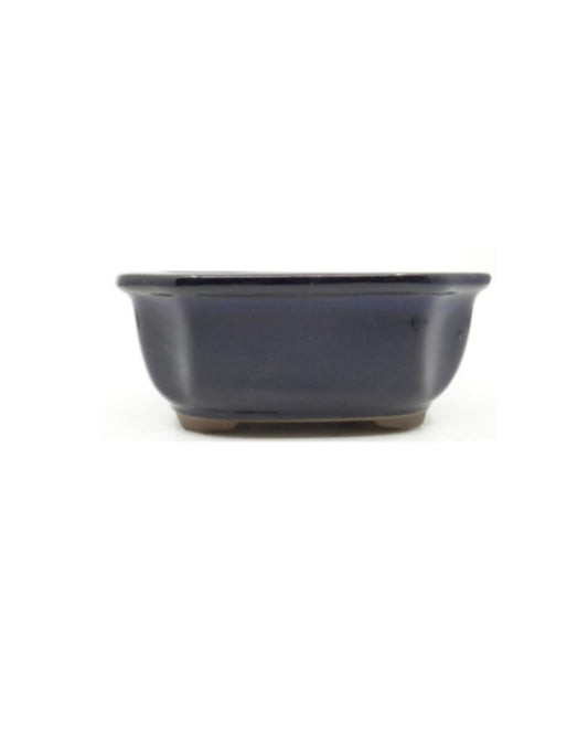 Pot à bonsaï bleu mokko 24 cm