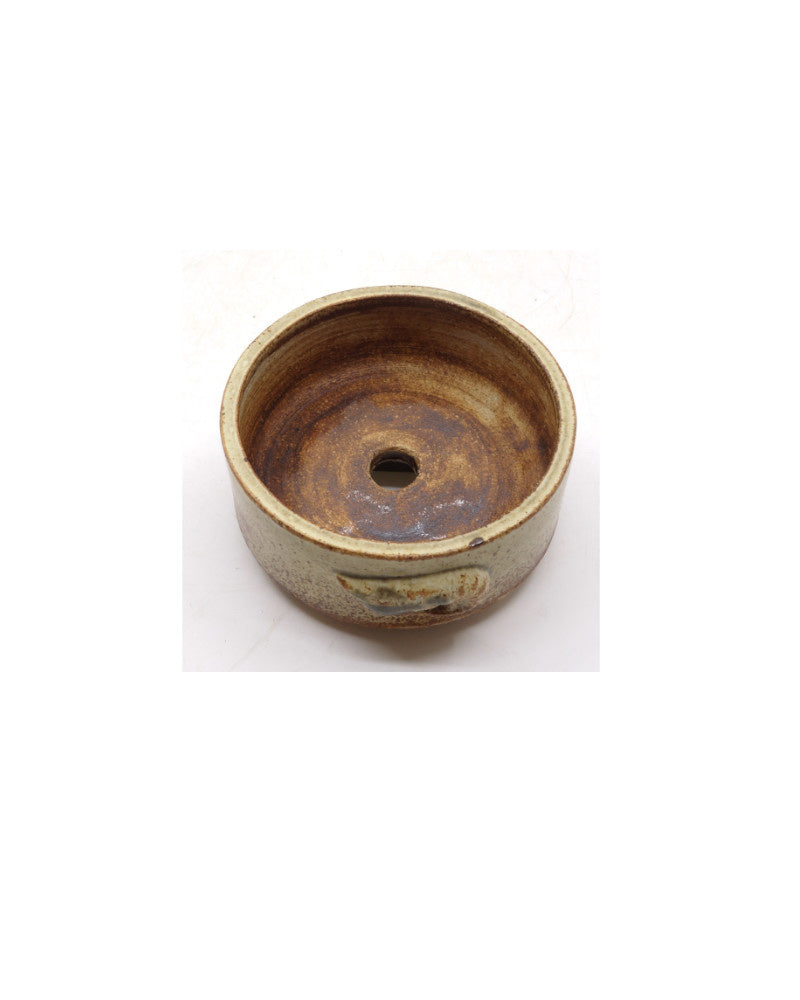 Bonsai pot Rene Lecocq garnaal beige 9.5cm