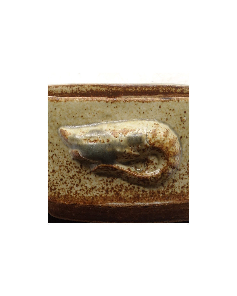 Bonsai pot Rene Lecocq garnaal beige 9.5cm