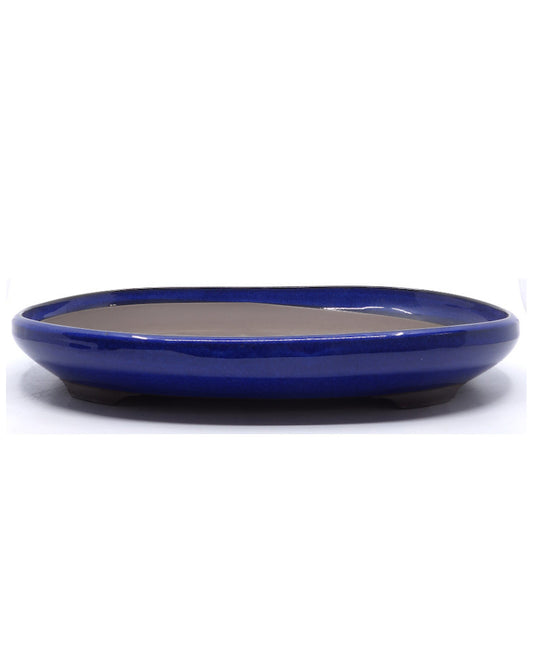 Bonsai pot blauw ovaal 41cm