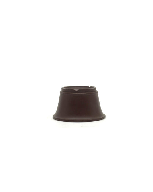 Shohin bonsai pot Yixing ongeglazuurd rond 8cm