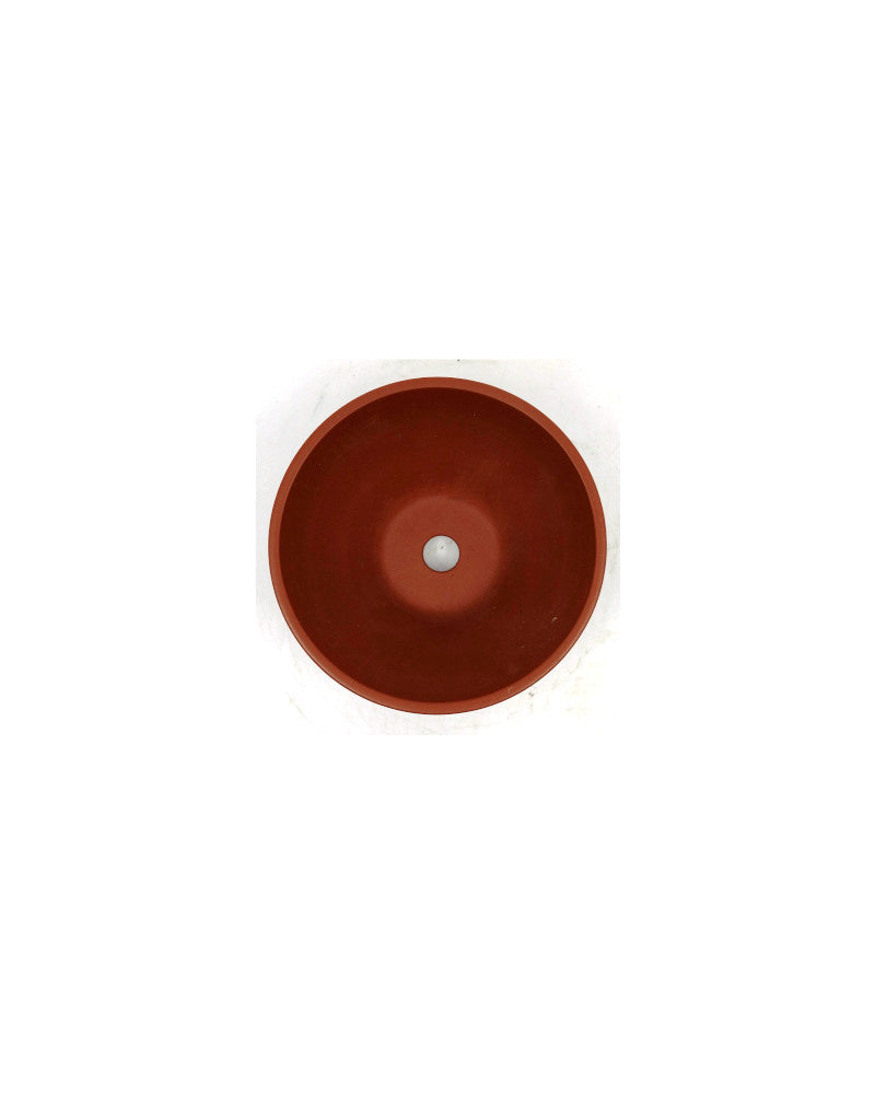 Pot à bonsaï Shohin Yixing rond non émaillé 9 cm