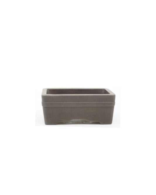 Pot à bonsaï Shohin Yixing rectangulaire non émaillé 12 cm