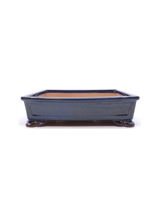 Bonsai pot blauw rechthoekig 26cm