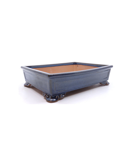Bonsai pot blauw rechthoekig 26cm