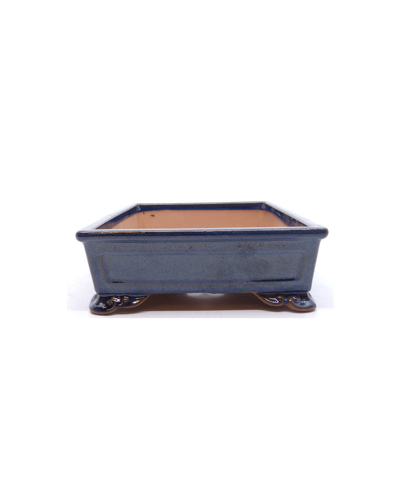 Bonsai pot blauw rechthoekig 26cm