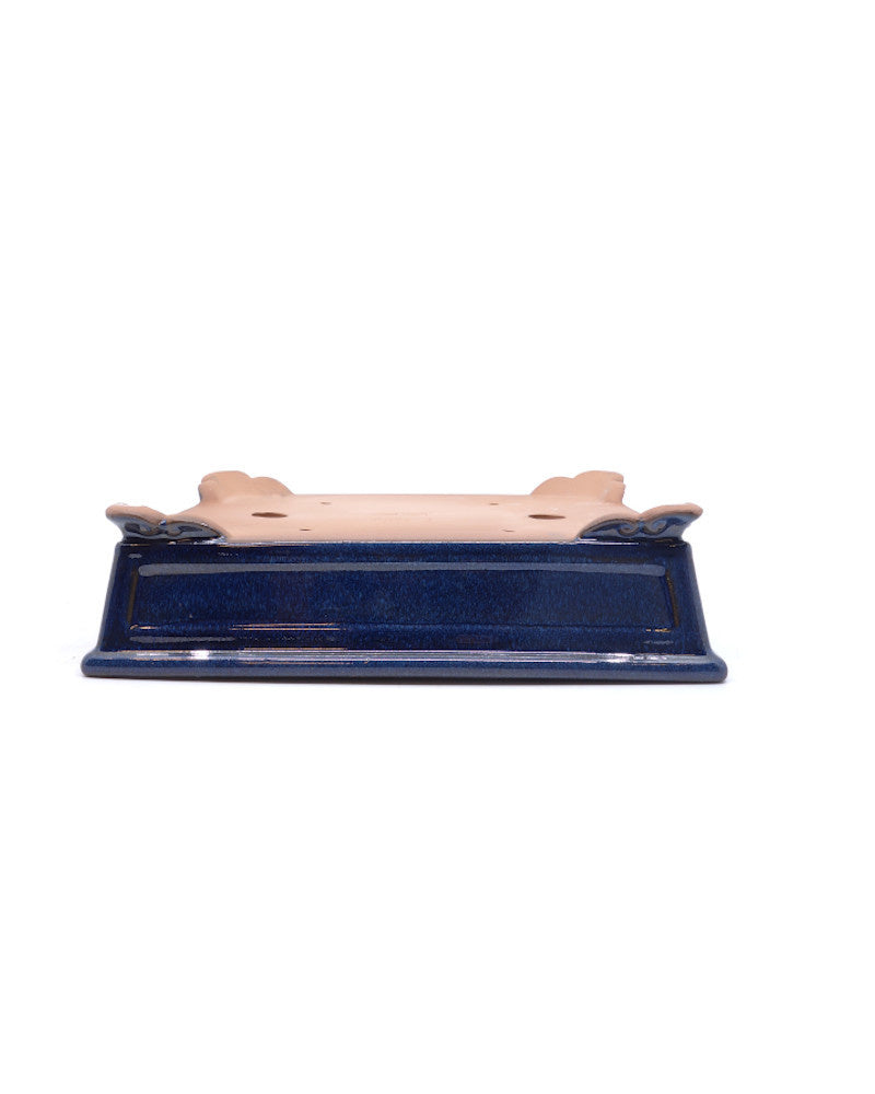 Bonsai pot blauw rechthoekig 26cm