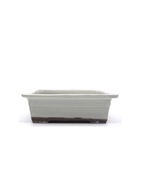 Bonsai pot creme rechthoekig 18cm