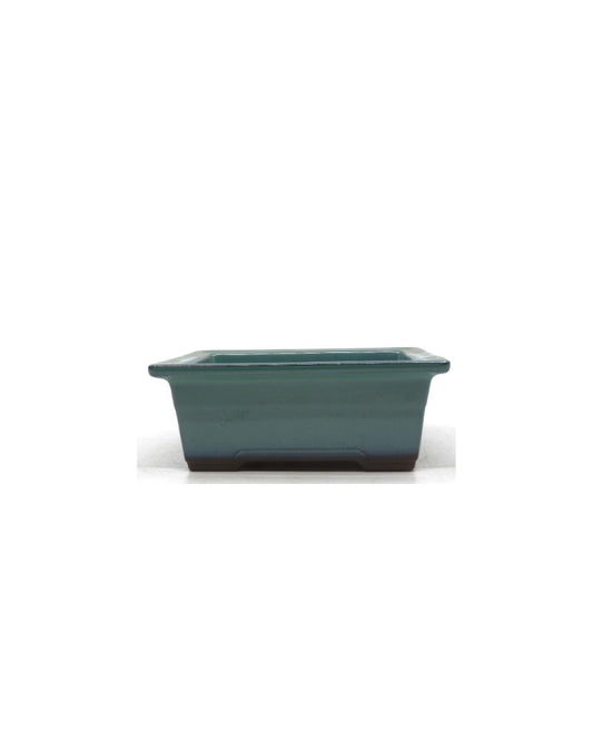 Bonsai pot groen rechthoekig 22cm