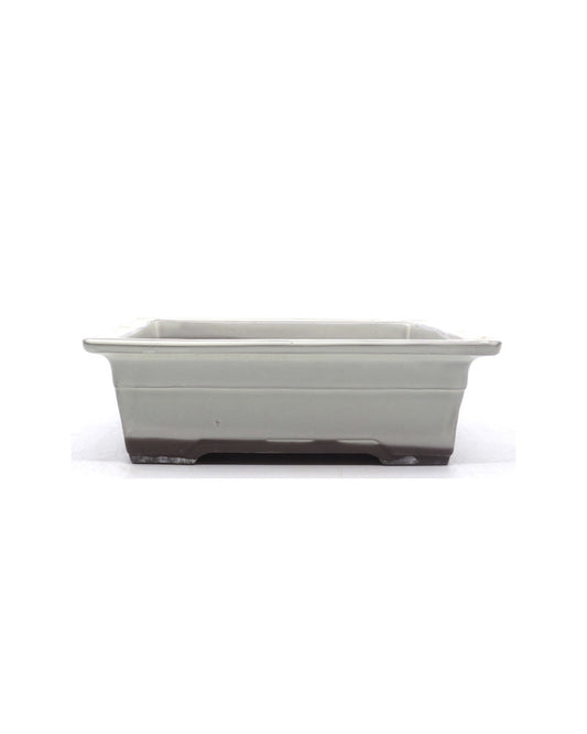 Bonsai pot creme rechthoekig 22cm