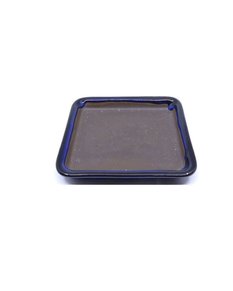 Bonsai pot blauw rechthoekig 13cm - set