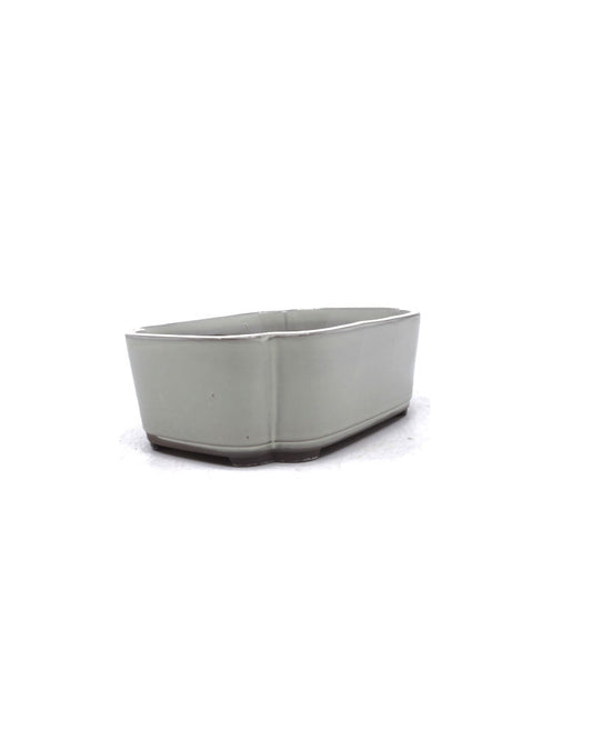 Pot à bonsaï lotus crème 16 cm
