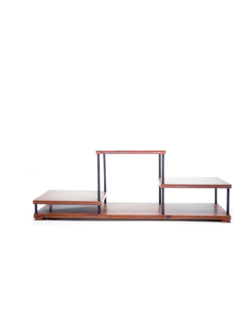 Planche à bonsaï Shohin rouge-brun 34 cm