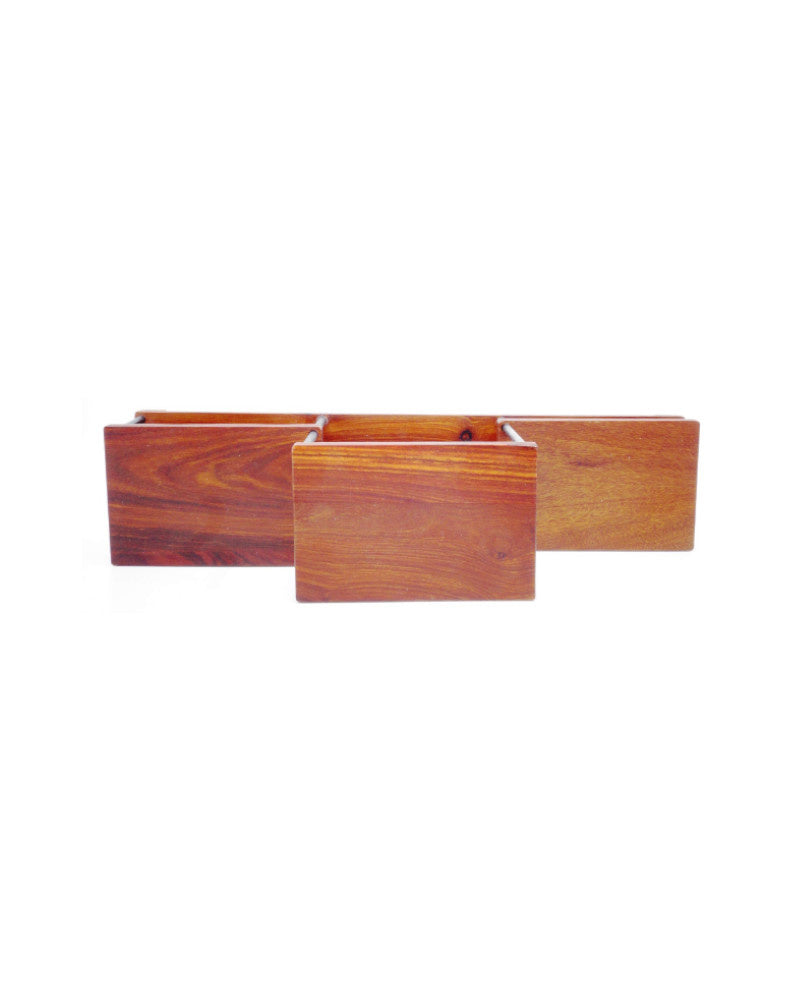 Planche à bonsaï Shohin rouge-brun 34 cm