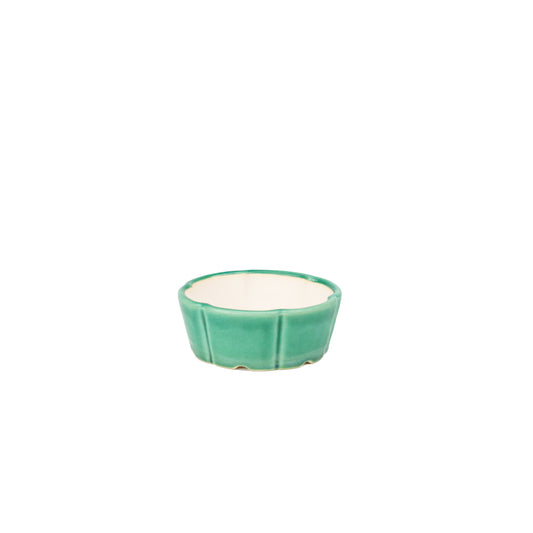 Bonsai Yixing pot groen lotus 12cm