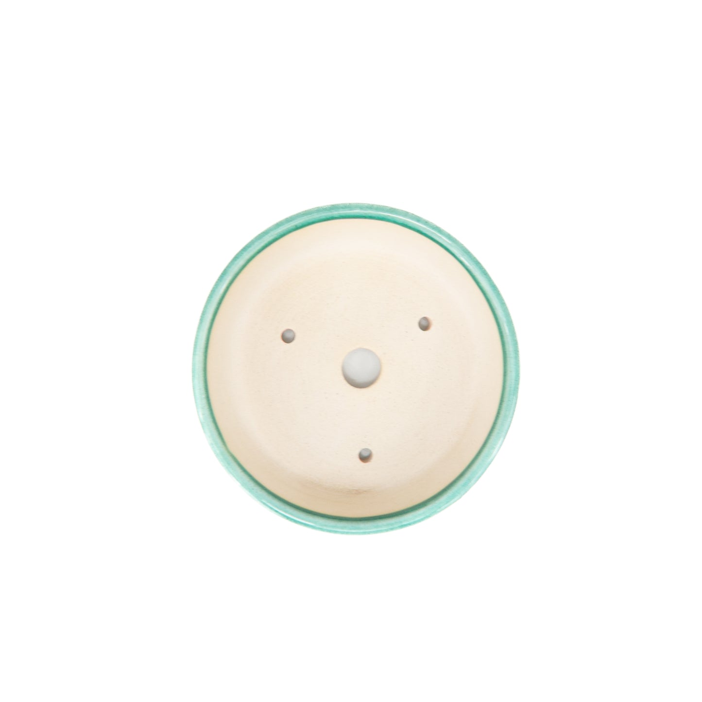 Pot Bonsai Yixing vert tambour 12 cm