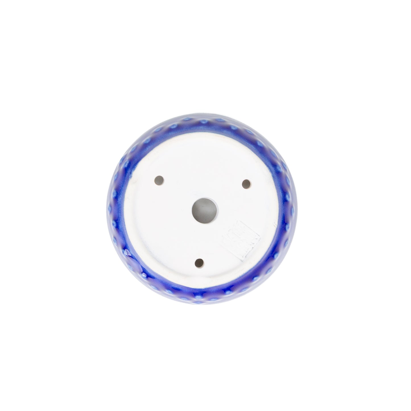 Pot Yixing pour bonsaï bleu tambour 12 cm