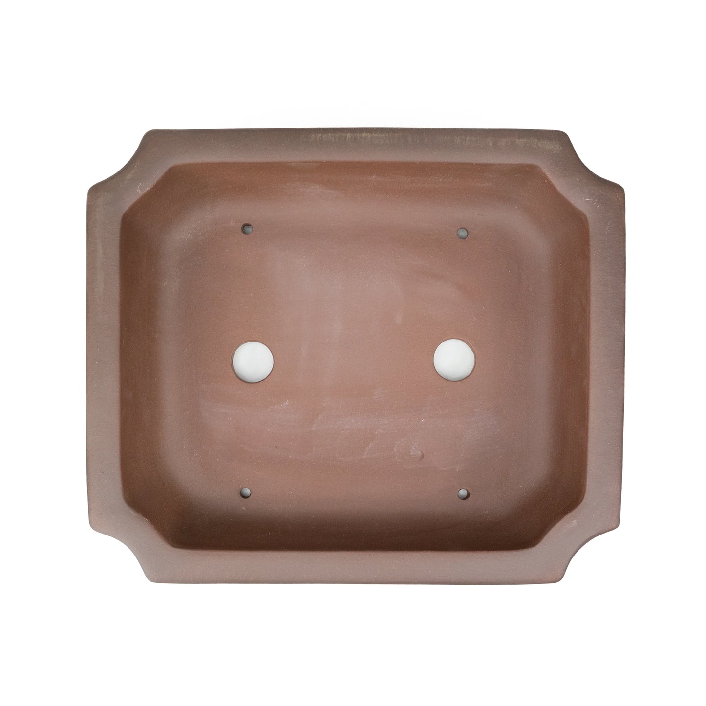 Pot Yixing pour bonsaï non émaillé, rectangulaire, 34 cm