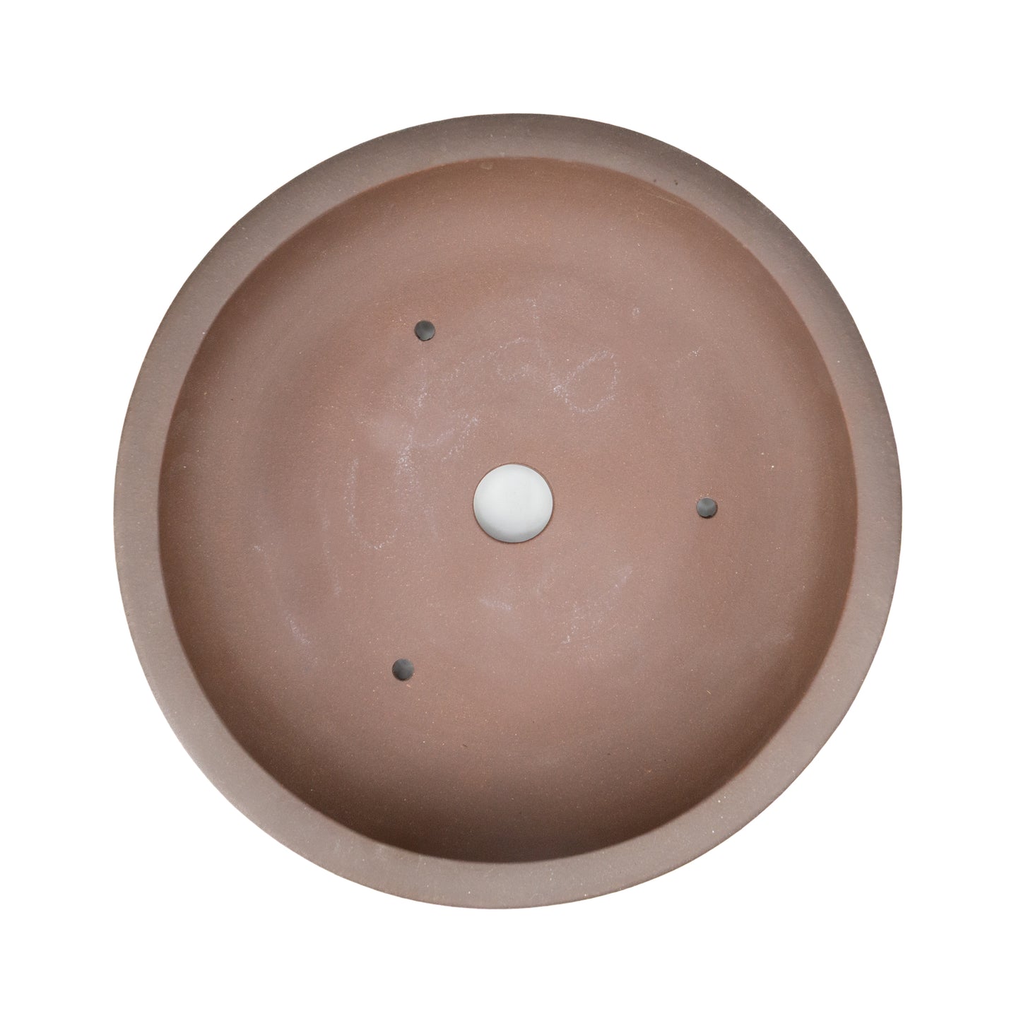 Bonsai Yixing pot ongeglazuurd trommel rond 30cm