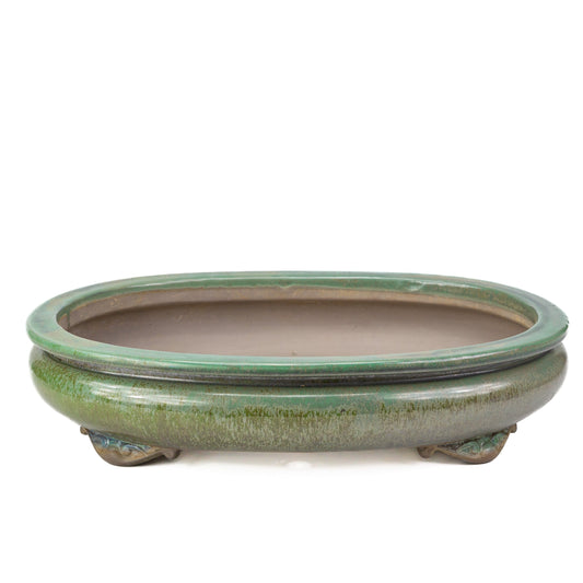 Bonsai pot groen ovaal 46cm