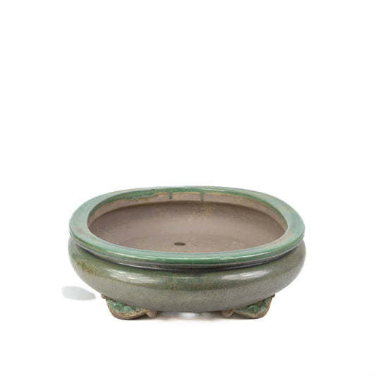 Bonsai pot groen ovaal 46cm