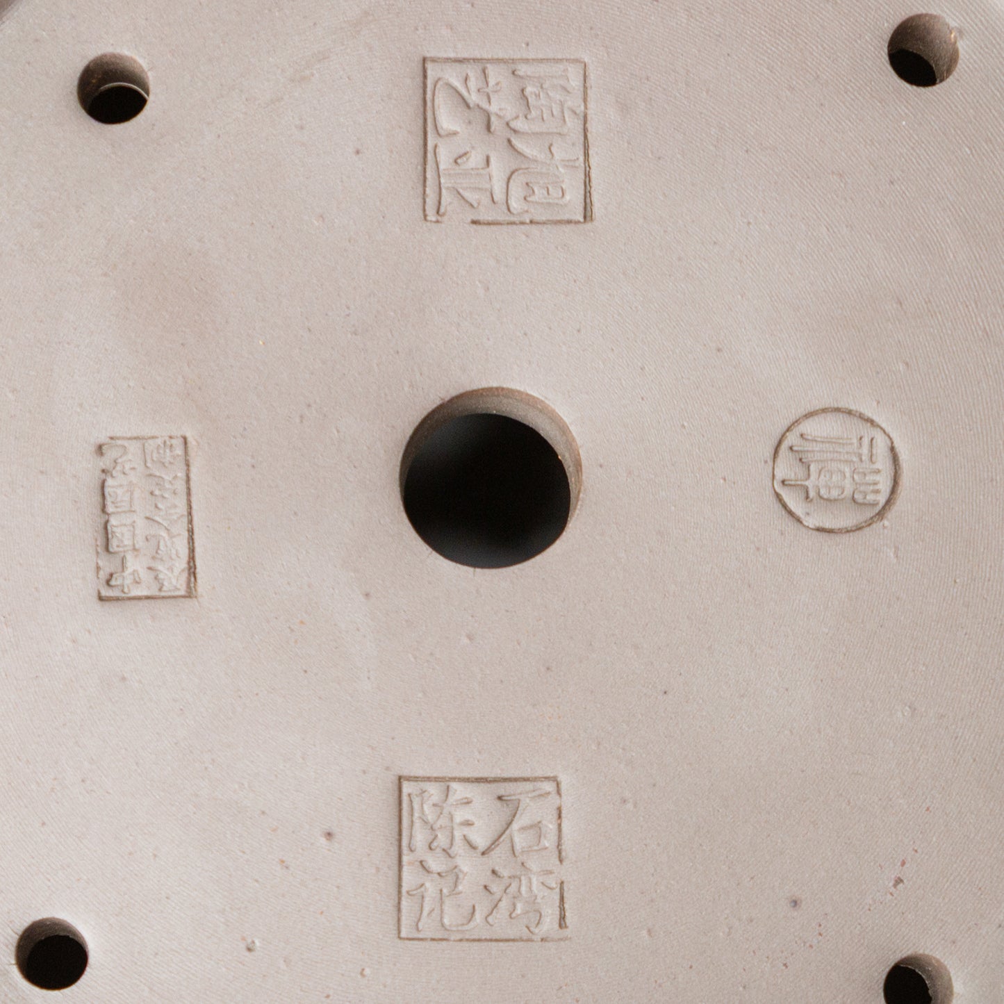 Pot Yixing pour bonsaï non émaillé, lotus rond, 30 cm