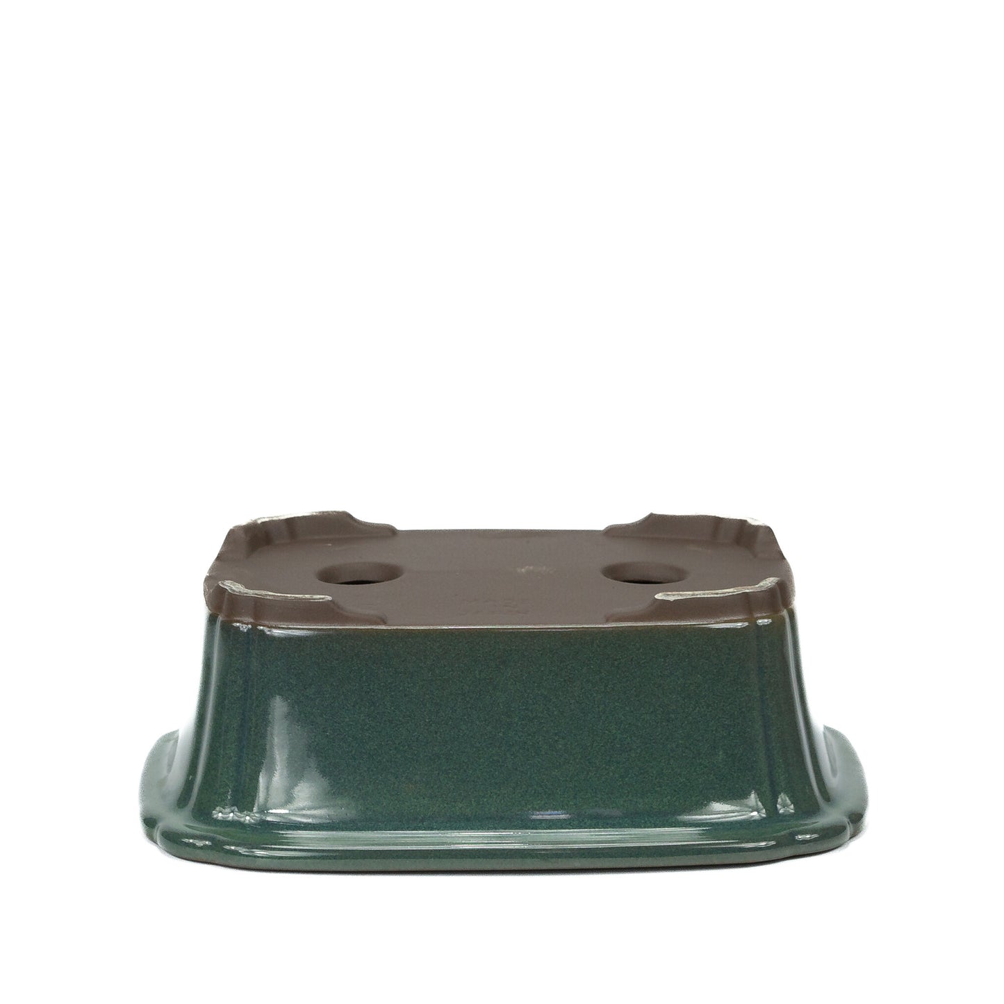 Pot à bonsaï mokko vert foncé 25 cm