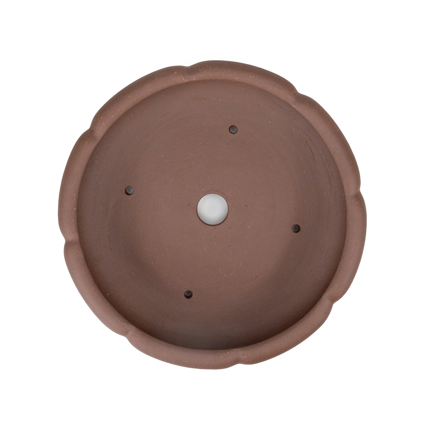 Pot à bonsaï non émaillé pour chrysanthèmes, rond, 30 cm