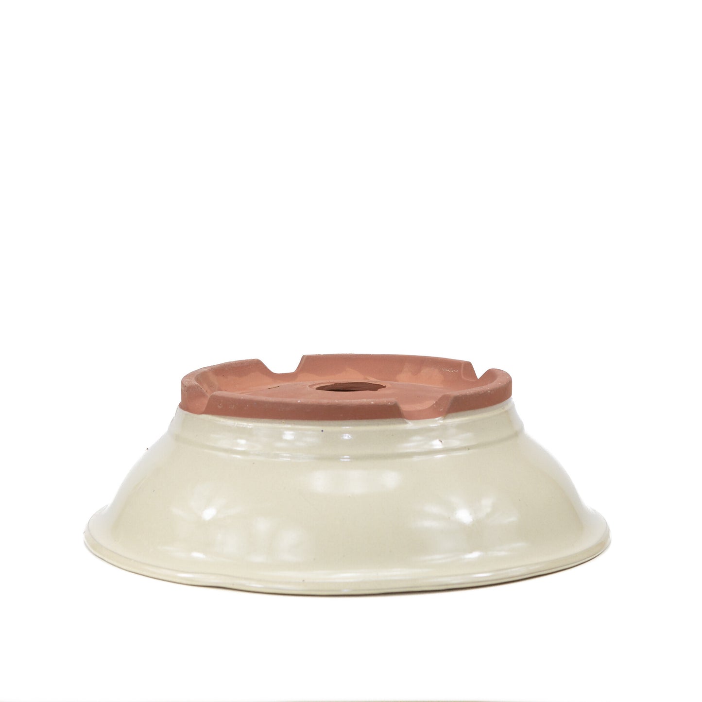 Pot à bonsaï rond crème 36 cm