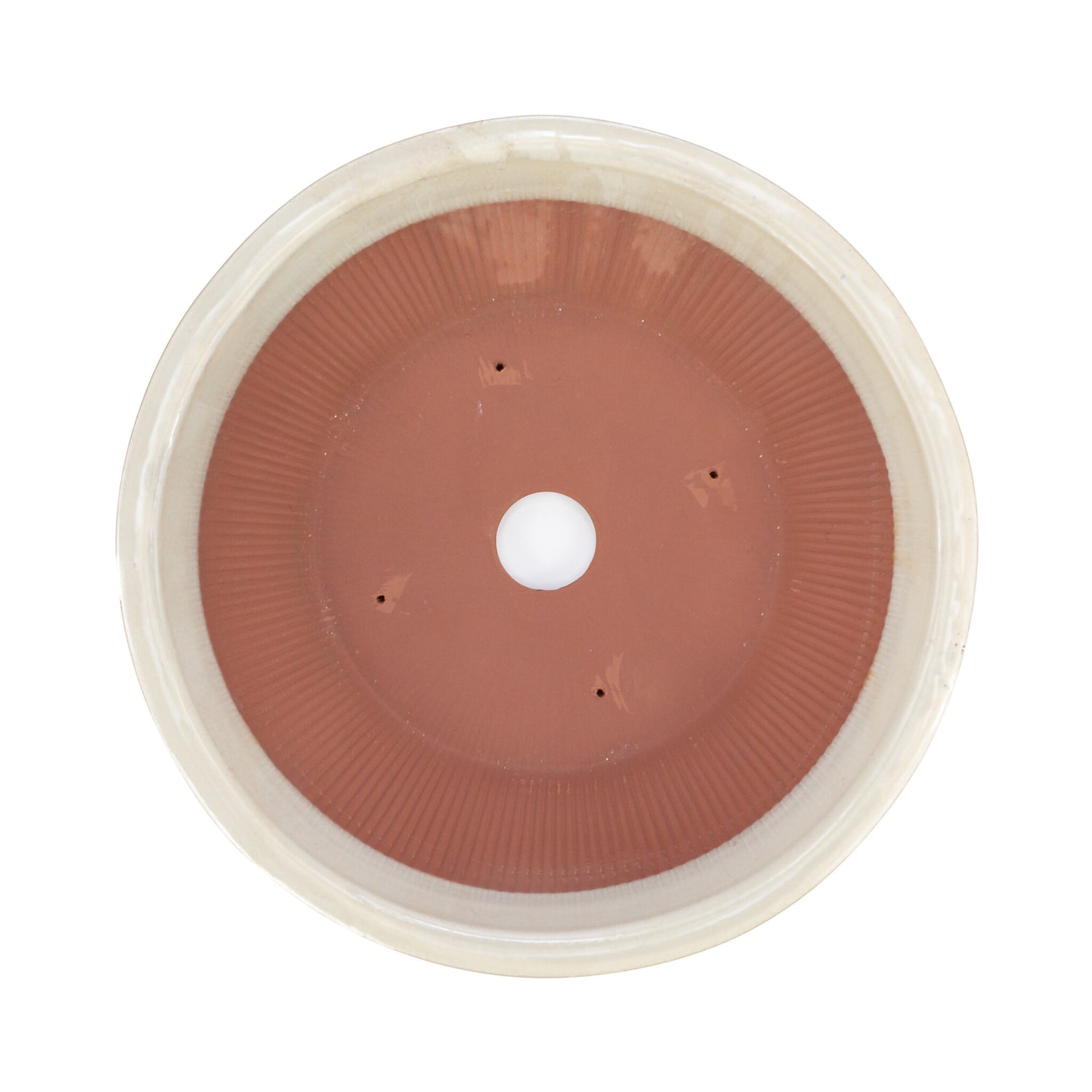 Bonsai pot creme rond 36cm 