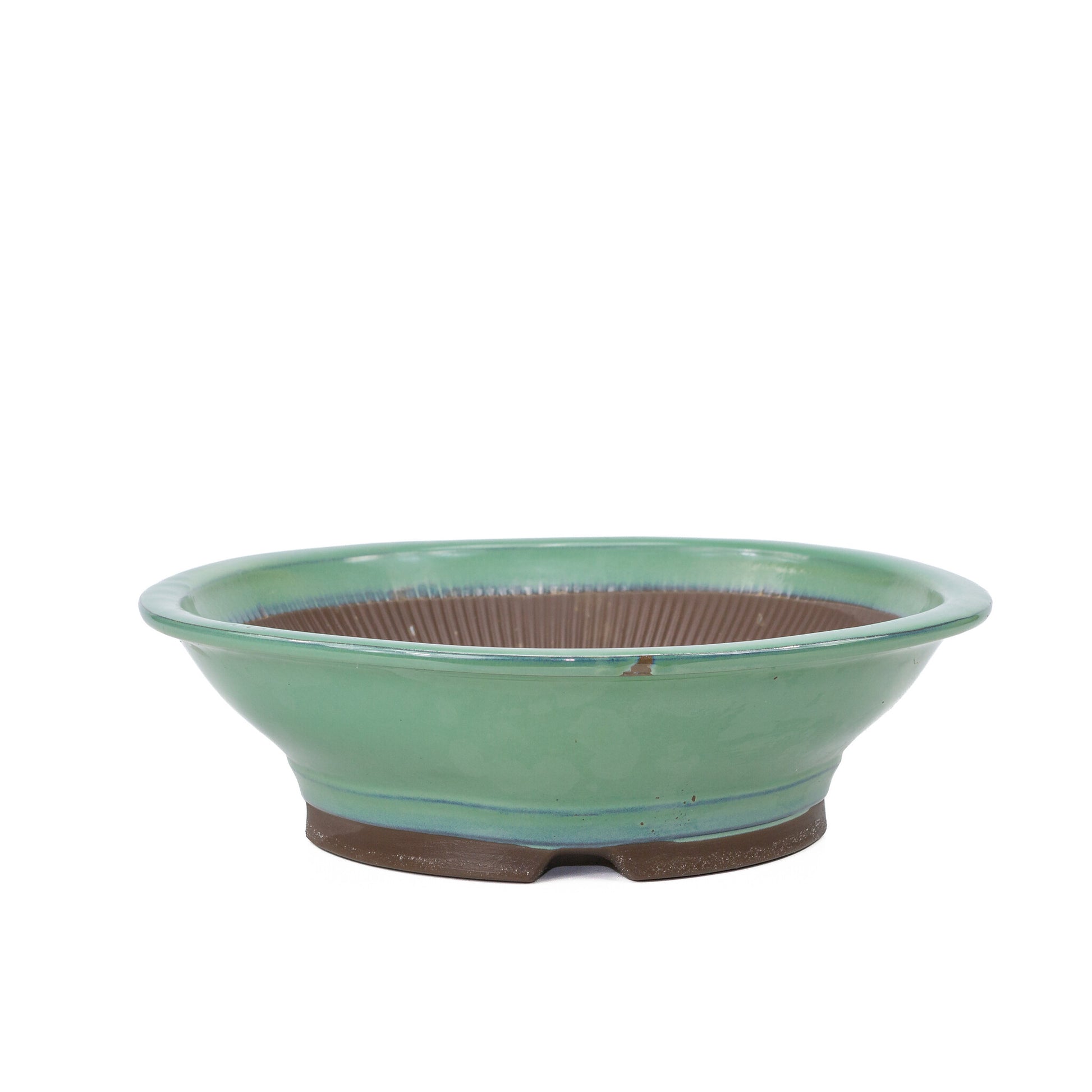 Pot à bonsaï rond vert 36 cm