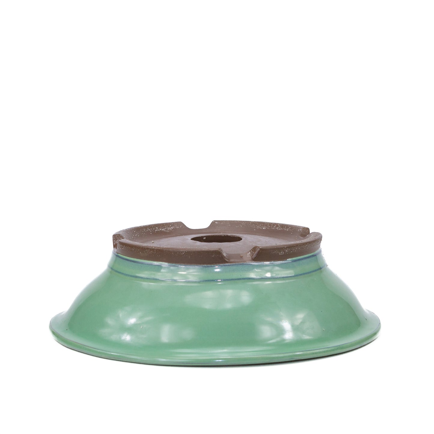 Pot à bonsaï rond vert 36 cm