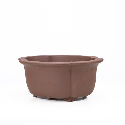 Bonsai pot ongeglazuurd mokko 36cm