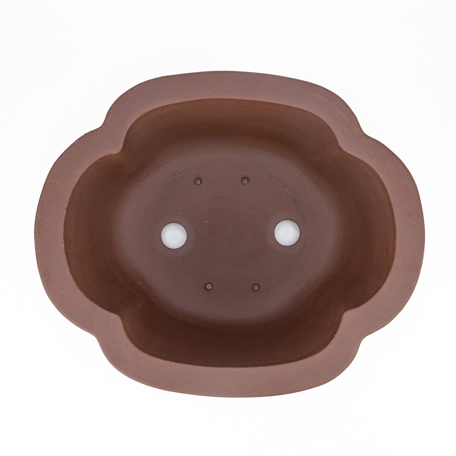 Bonsai pot ongeglazuurd mokko 36cm