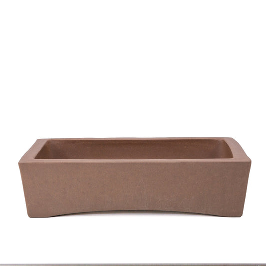 Bonsai pot ongeglazuurd rechthoek 36cm 