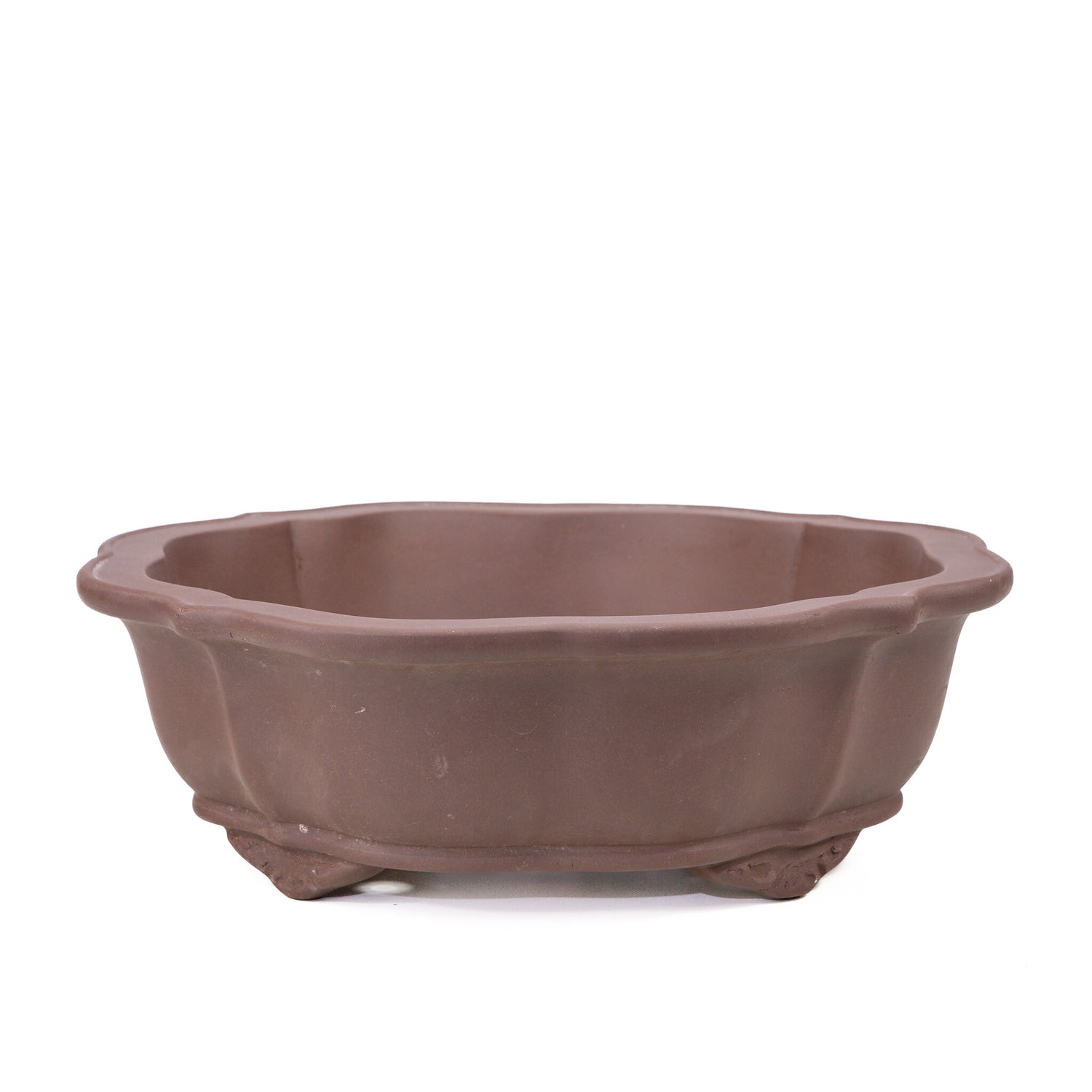 Bonsai pot ongeglazuurd chrysanten rond 38cm