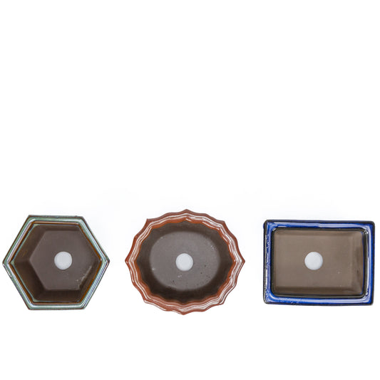 Shohin Bonsai Pot Set 3 ver. 3