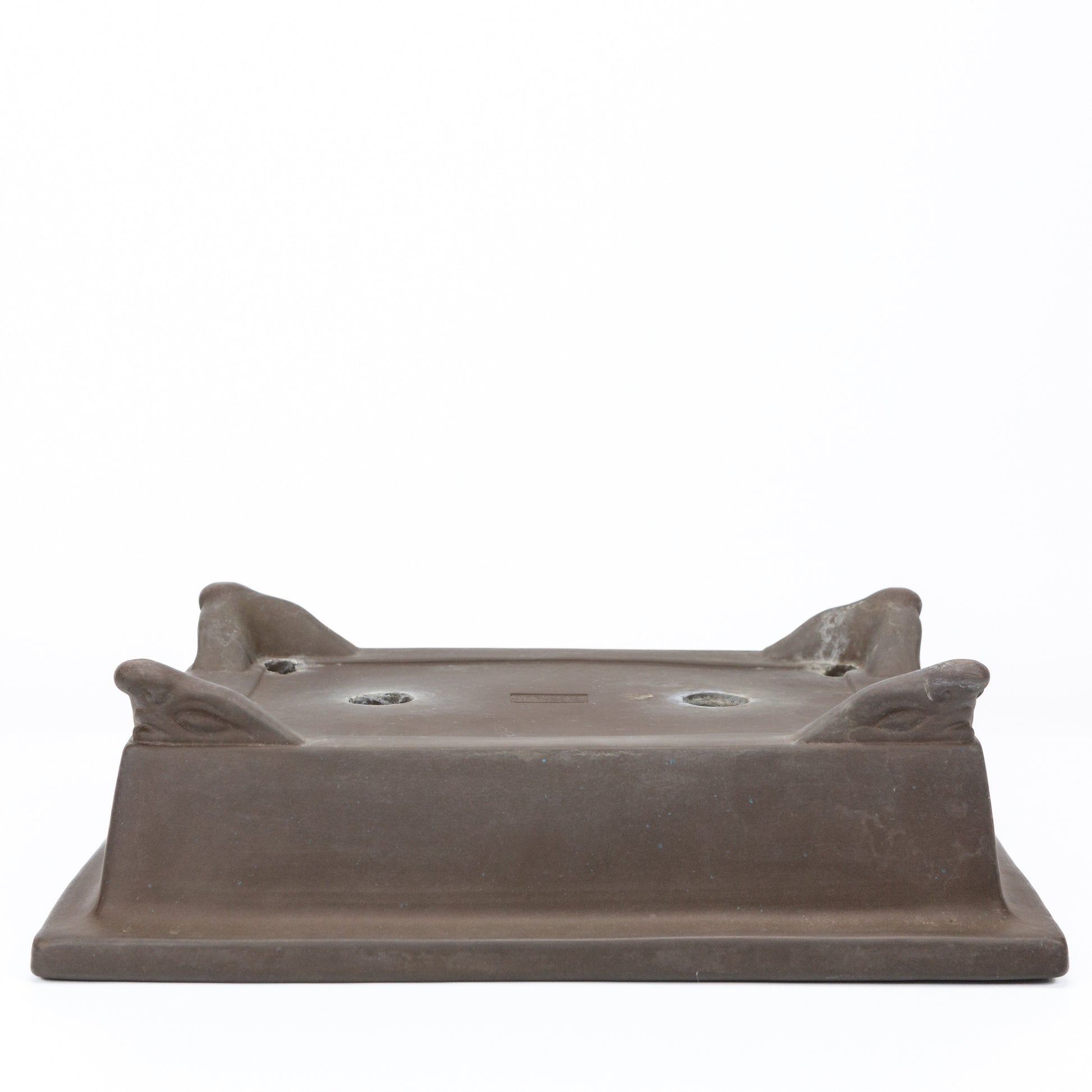 Pot à bonsaï Yamaaki non émaillé, rectangulaire d'occasion, 29,5 cm