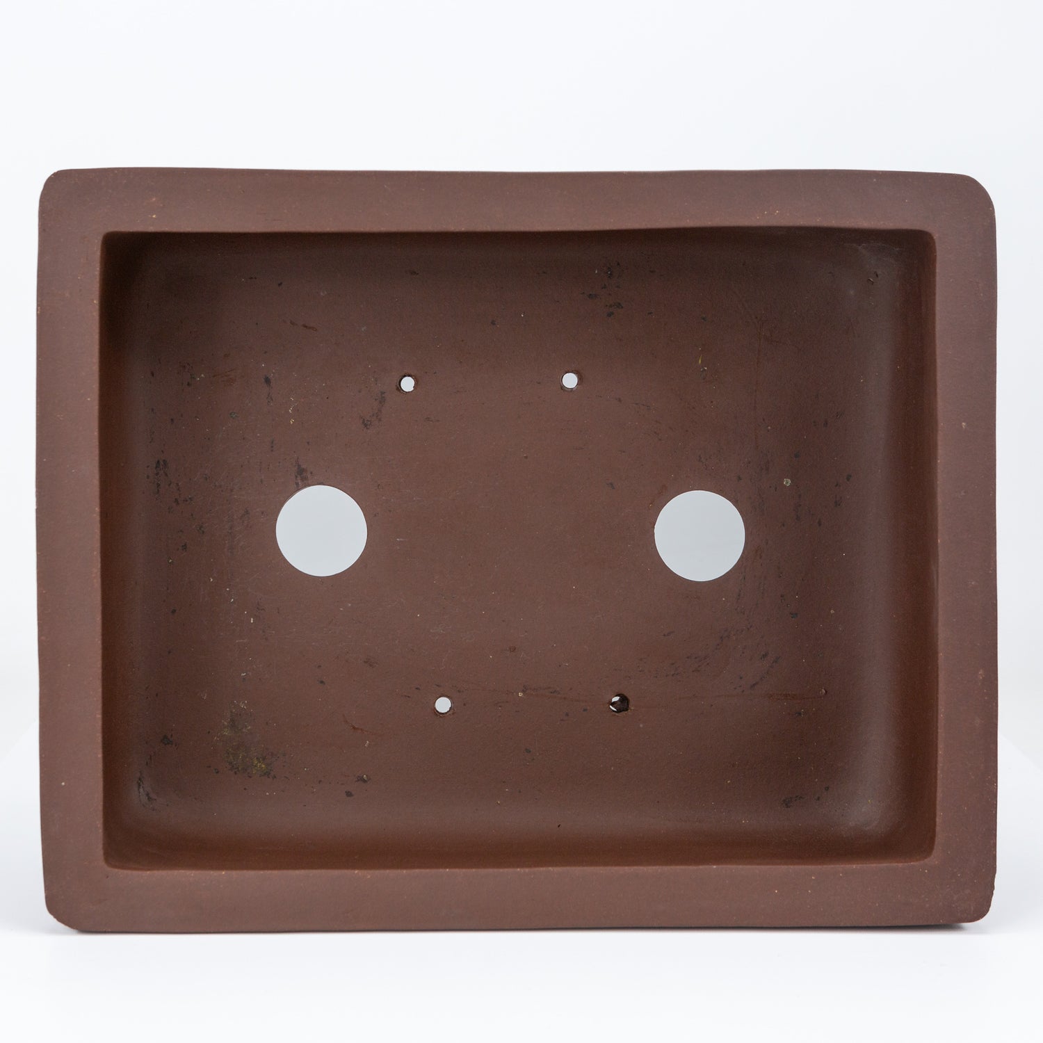 Bonsai pot ongeglazuurd rechthoek mokko 35cm
