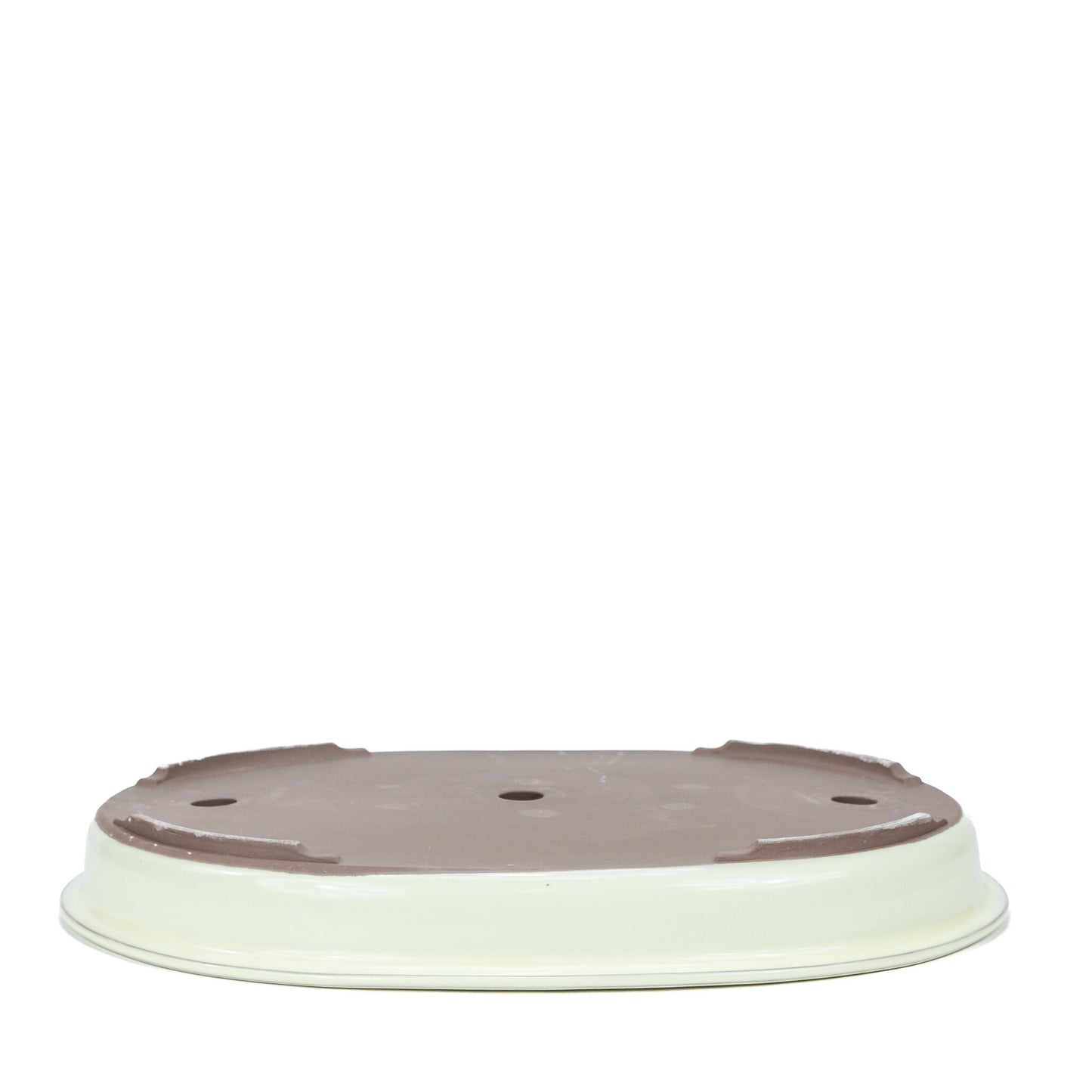 Pot à bonsaï ovale crème 45 cm