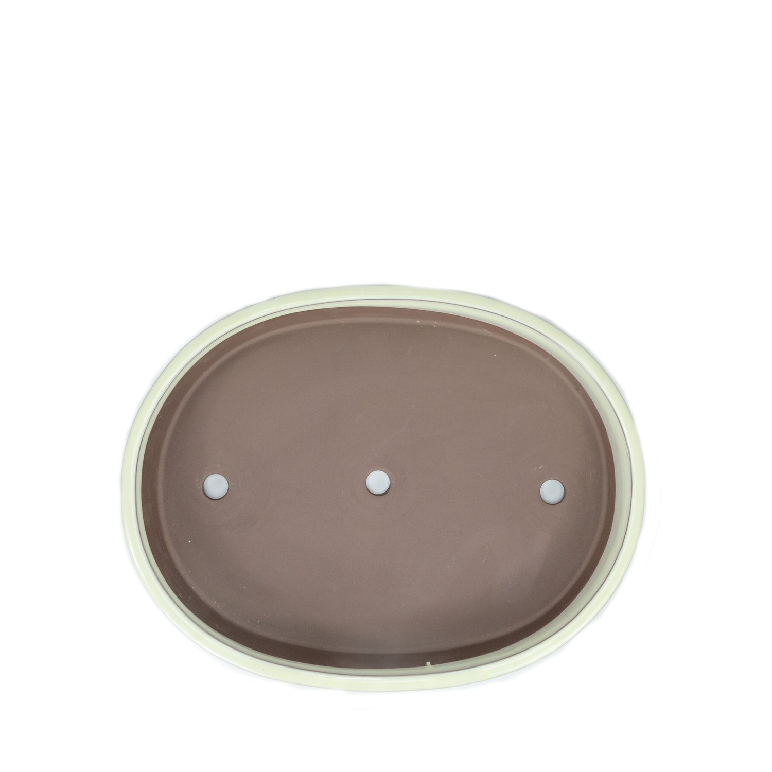 Bonsai pot creme oval 45cm