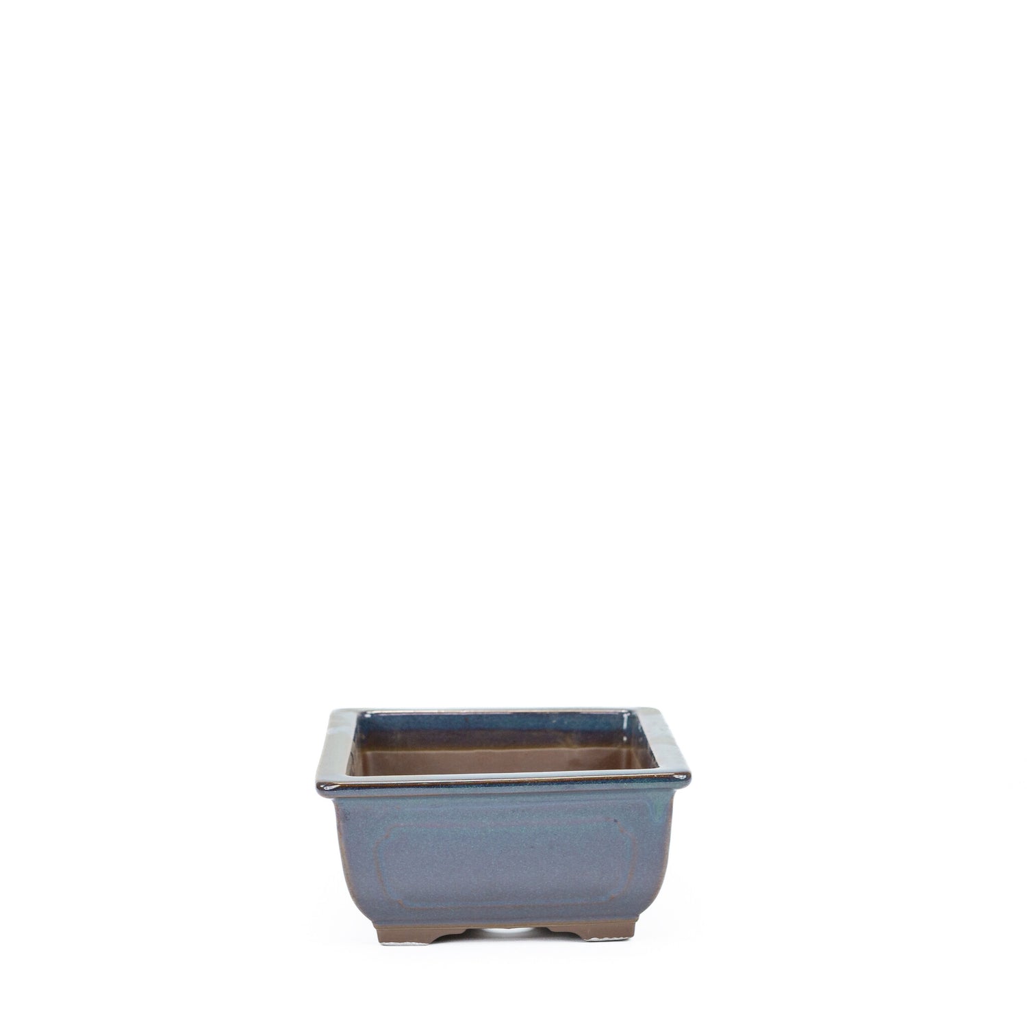 Bonsai pot groen rechthoekig 21cm